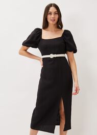 Self Covered Leather Waist Belt