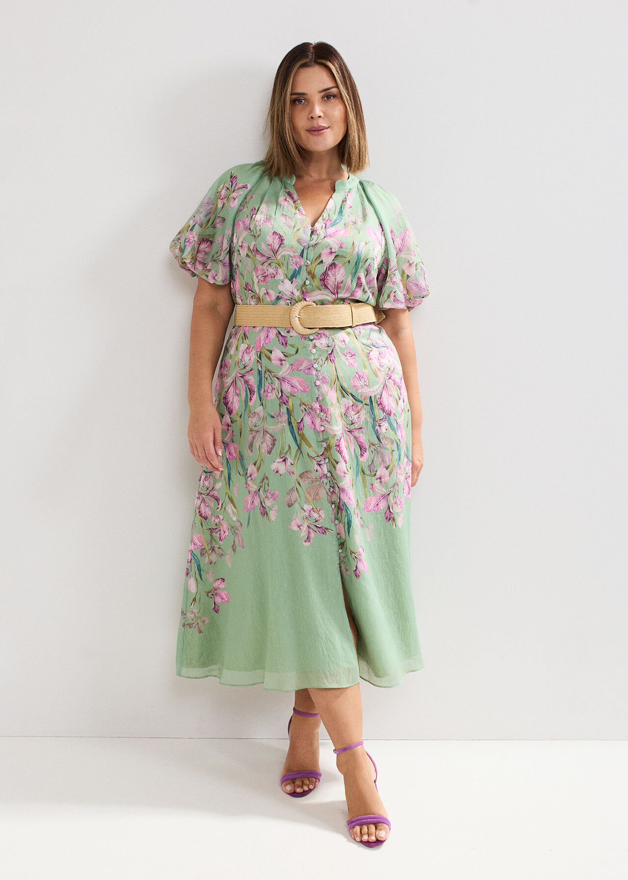 ${product-id}-Amalie Floral Dress-Green-${view-type}