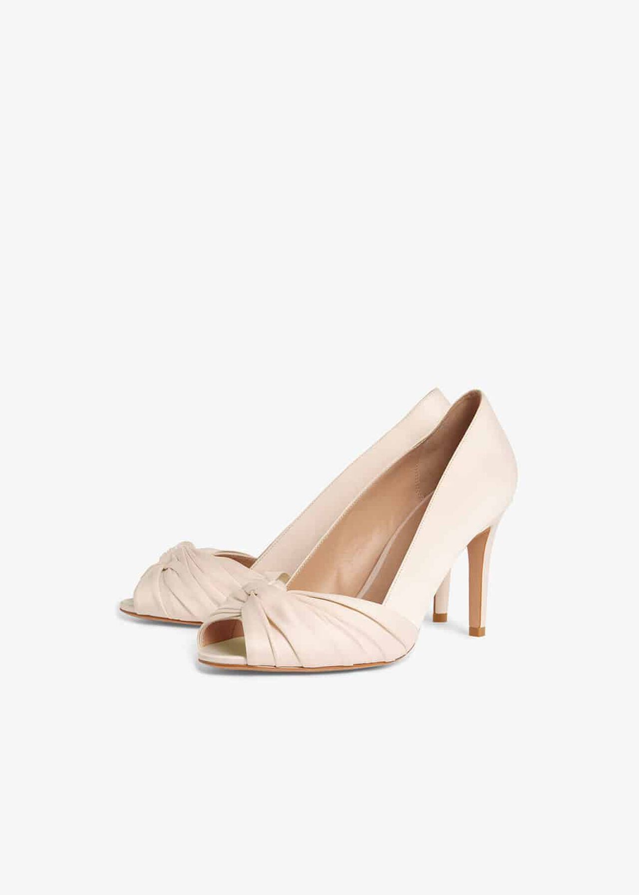 Minnie Knot Front Peep Toe Shoes