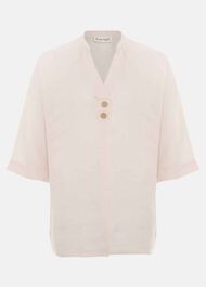 Posie Button Front Linen Shirt