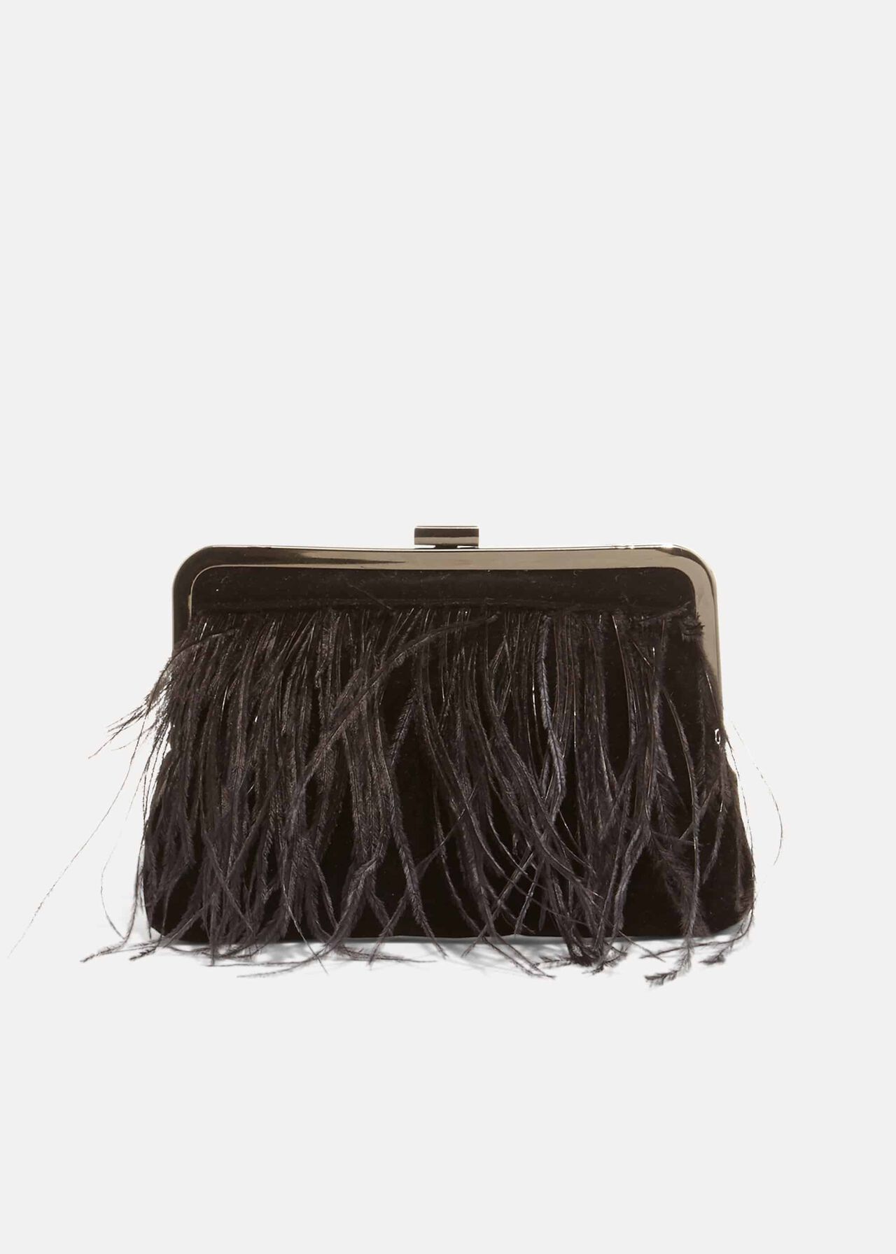 Fion Feather Clutch Bag