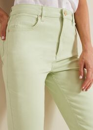 Lindsey Cropped Straight Leg Jeans