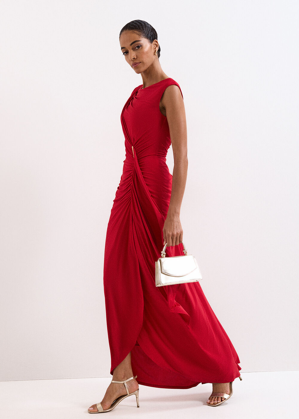 Donna Red Maxi Dress