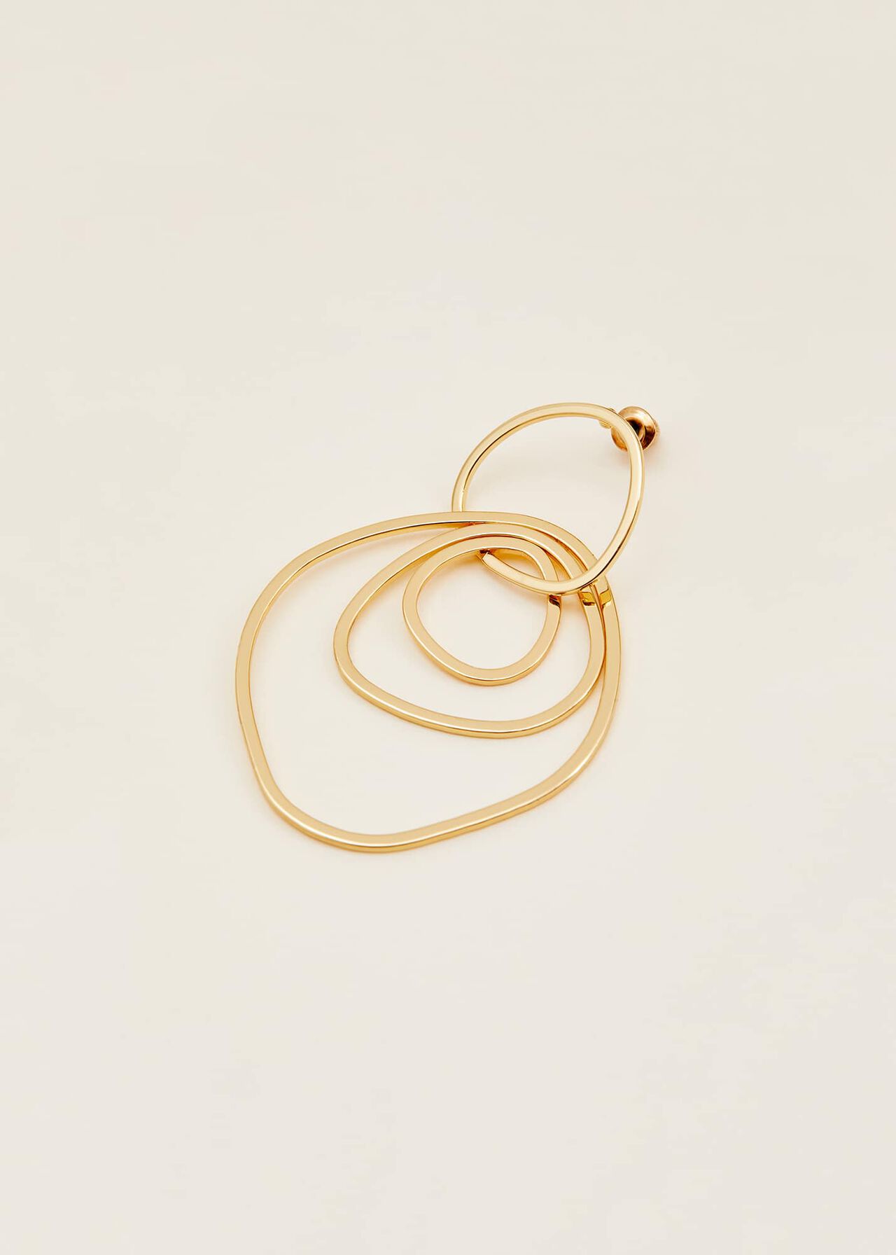 Teyana Gold Hoop Earrings