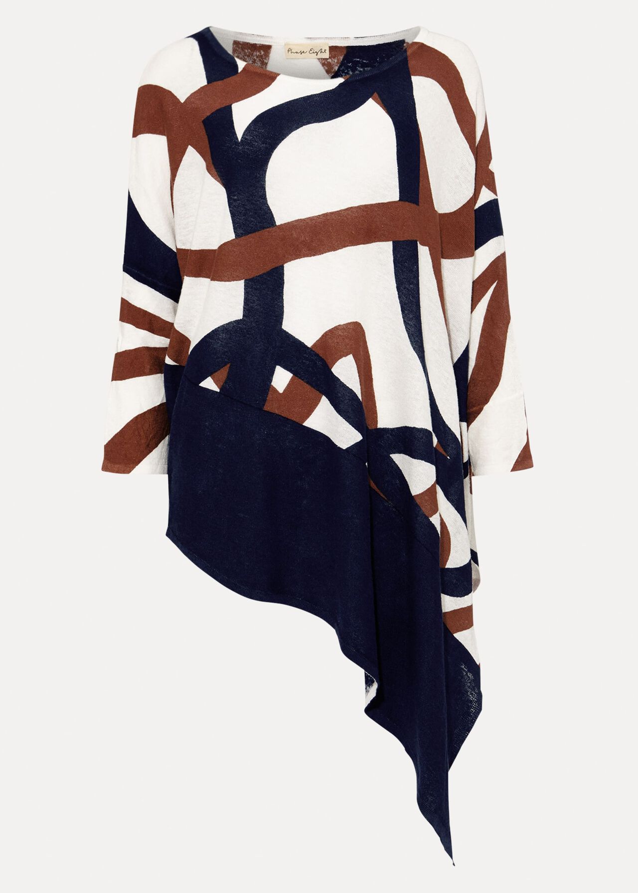 Lydia Linear Swirl Print Knit