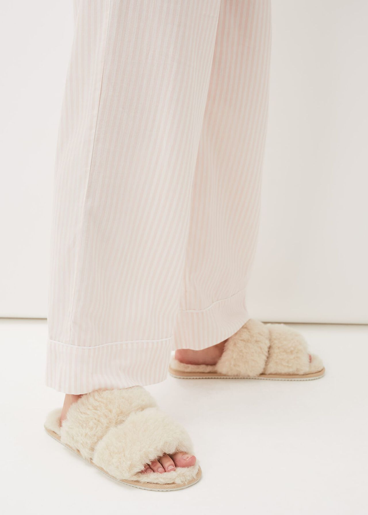 Katy Premium Wool Slider Slippers
