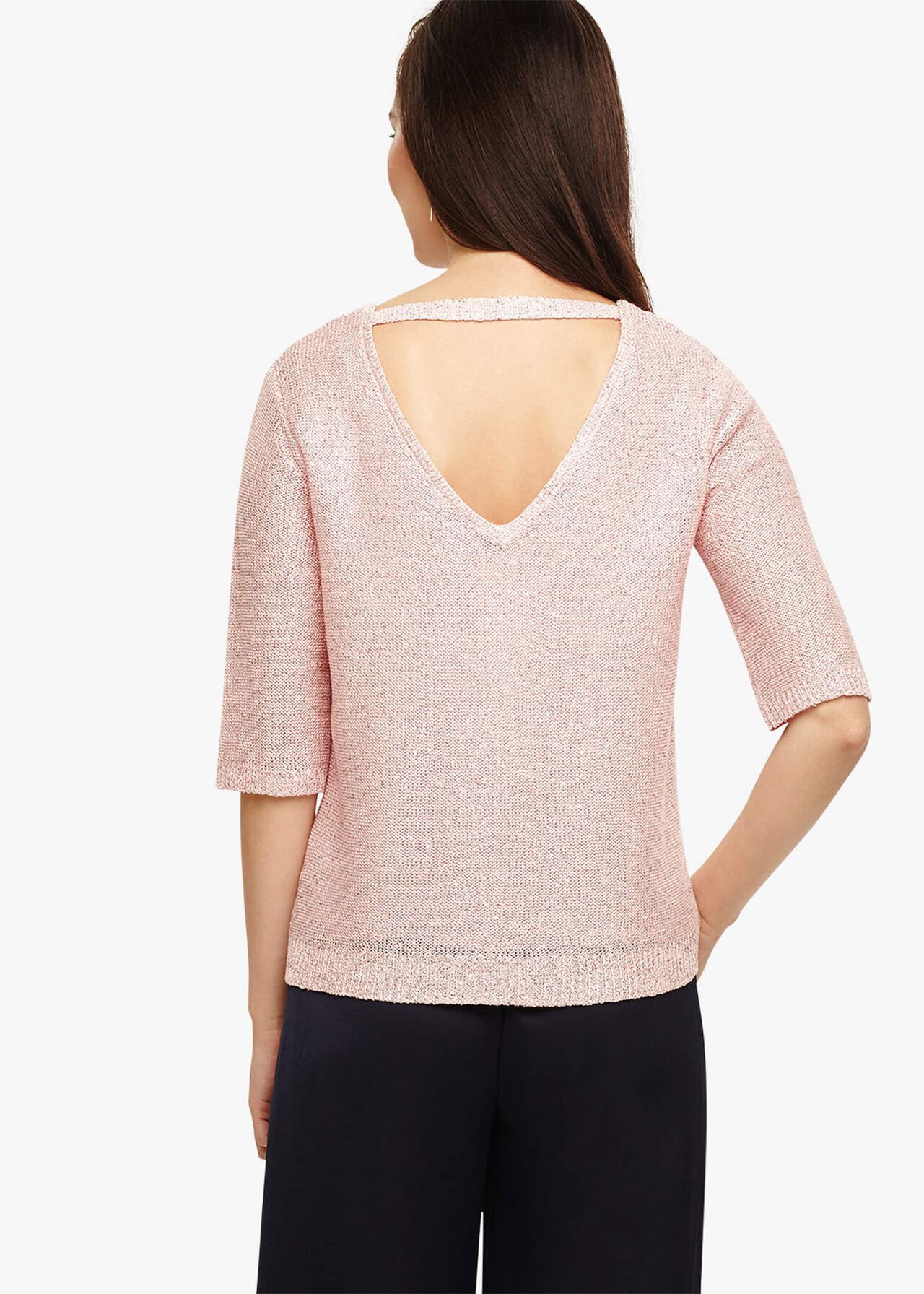 Caley Sequin Knitted Top