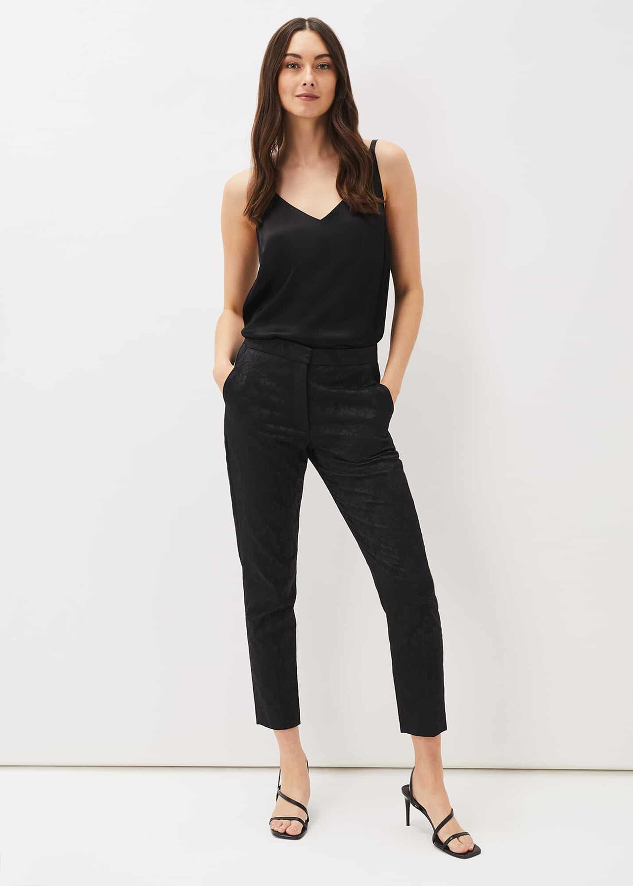 Joanne Jacquard Trousers | Phase Eight
