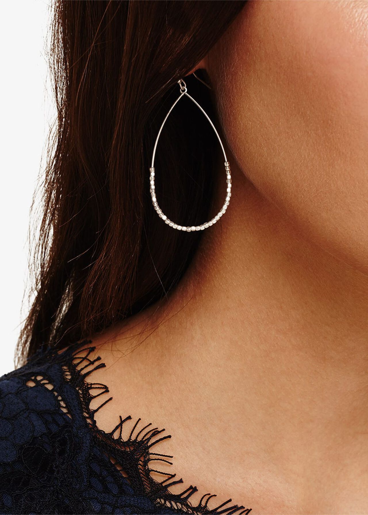 Daria Beaded Teardrop Earrings