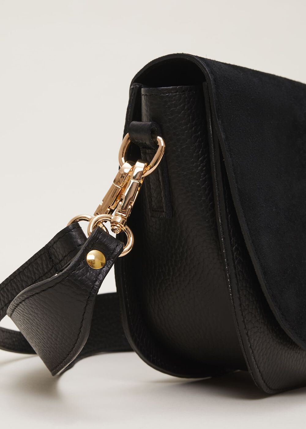Suede Cross Body Bag