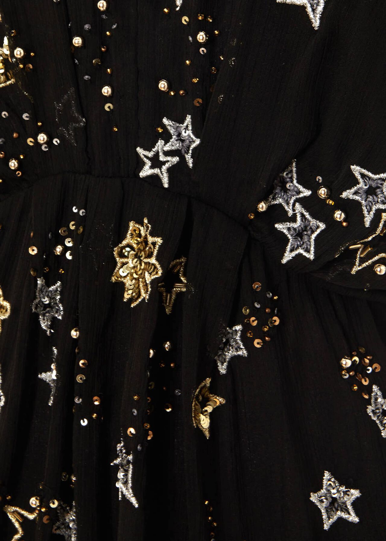 Carlotta Embroidered Star Maxi Dress