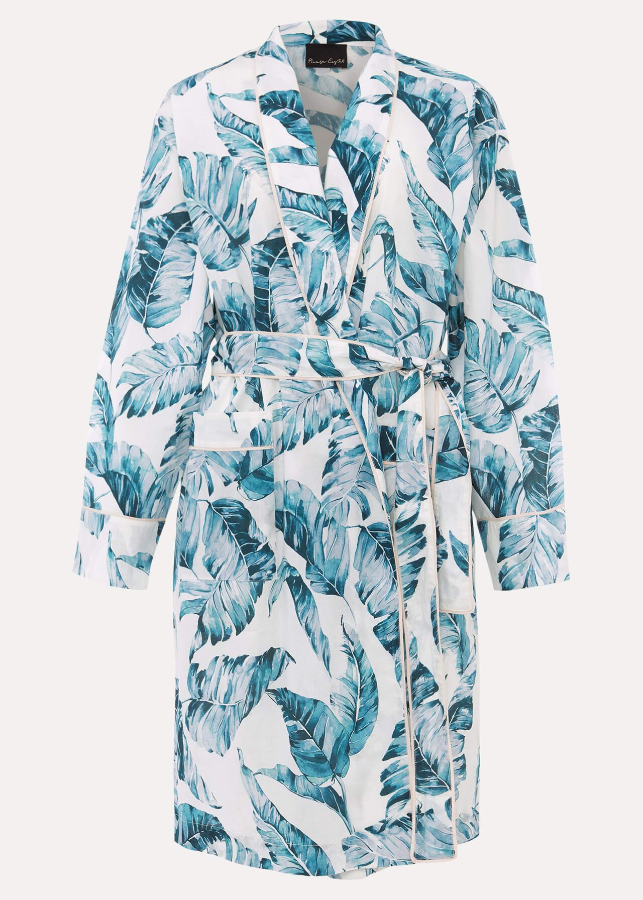 Piera Palm Print Robe