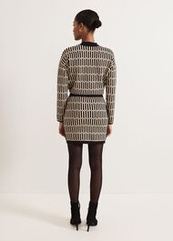 ${product-id}-Tanya Lurex Geo Mini Skirt-Gunmetal-${view-type}