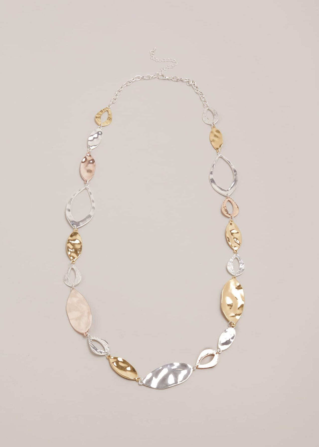 Gold And Silver Link Necklace