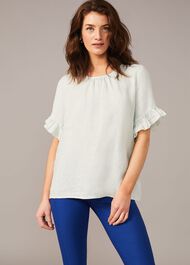 Celeyst Linen Blouse
