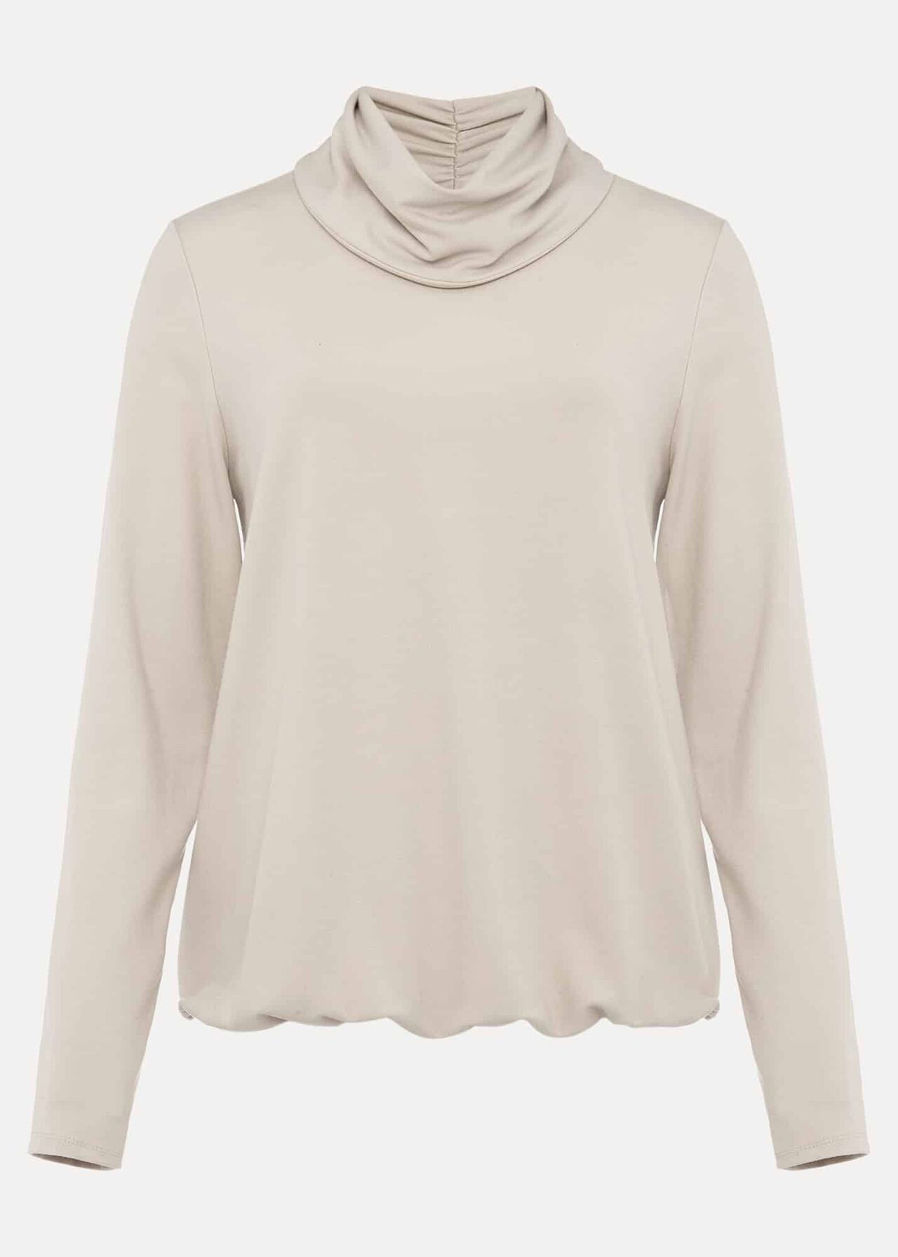 Elia Cowl Neck Blouson Top
