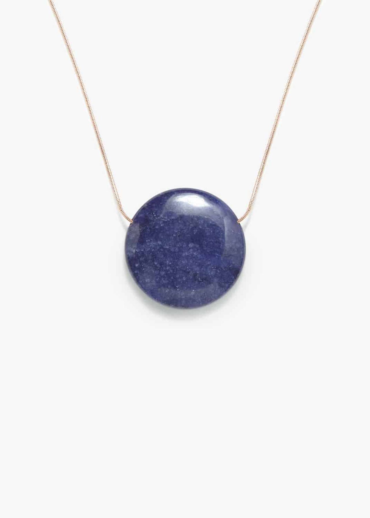 Arlet Blue Bead Long Necklace