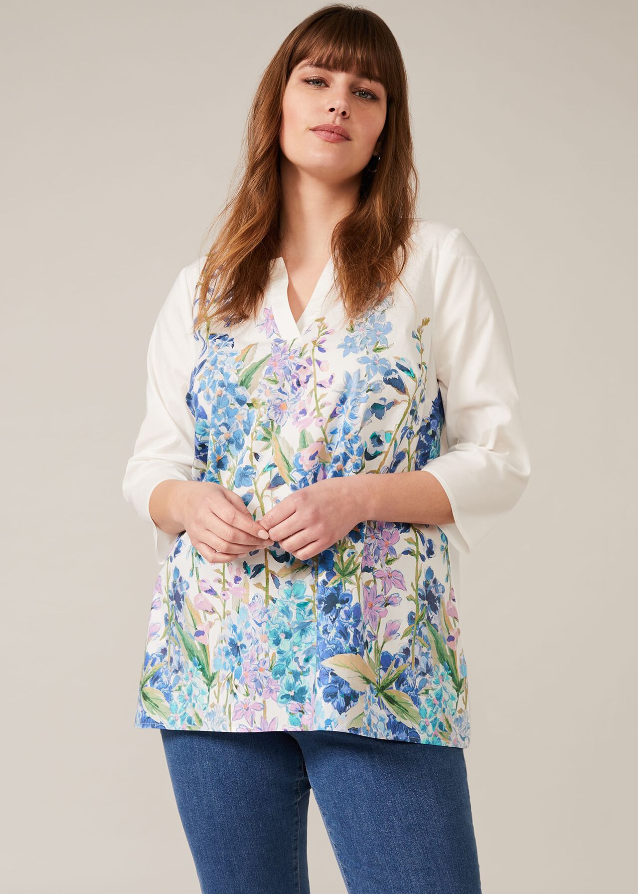 Lucy Meadow Print Top