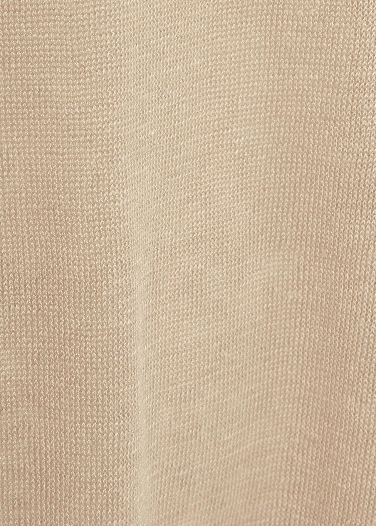 Abaranne Linen Asymmetric Knit Top
