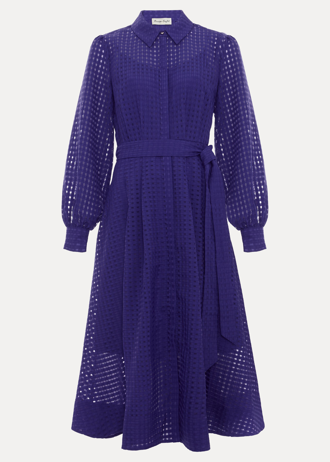 Phase Eight Natalie Purple Shirt Dress
