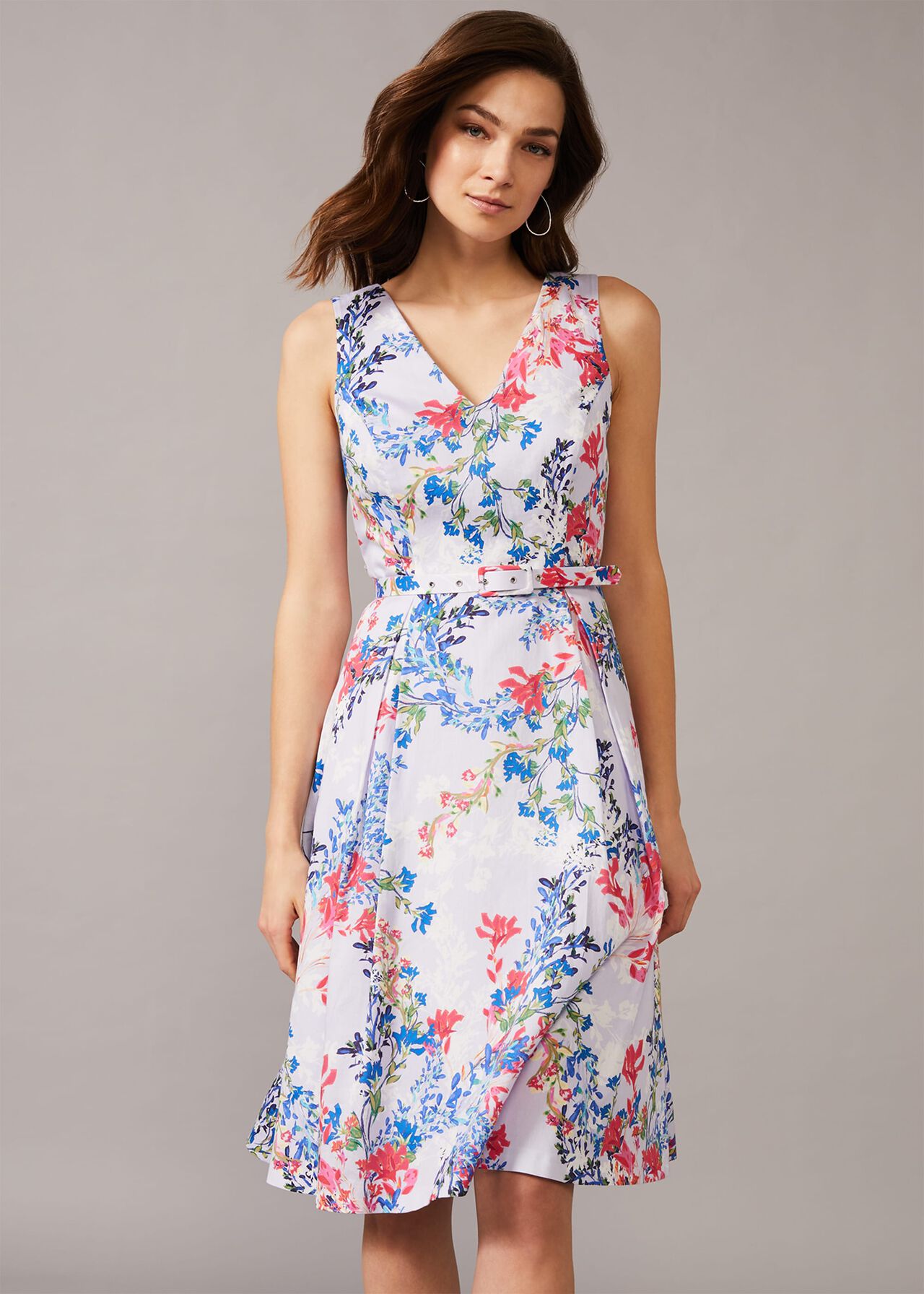 Robbie Floral Fit And Flare Dress