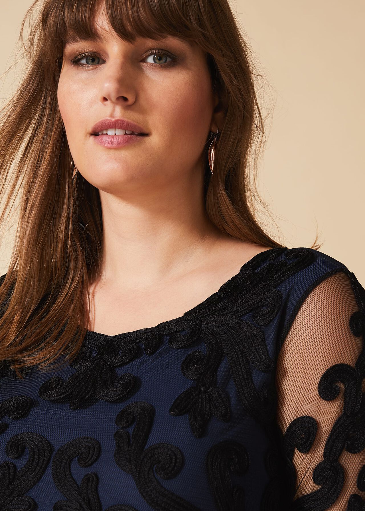 Aimee Tapework Lace Dress