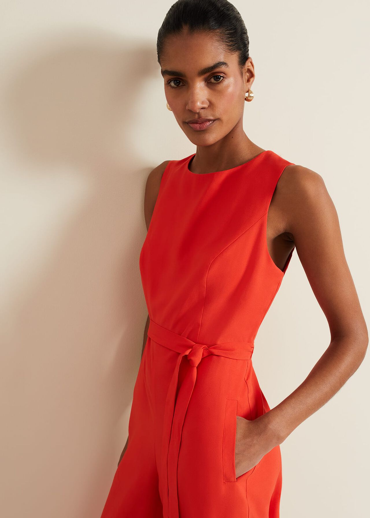 Marta Red Jumpsuit