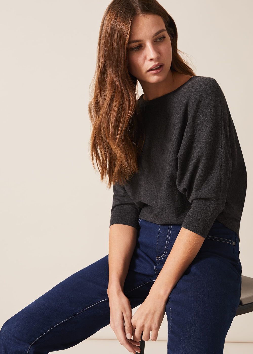 Cristine Batwing Knit Top