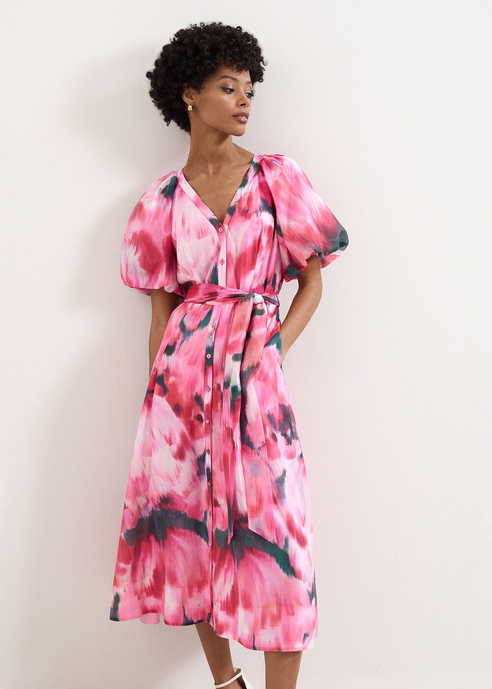Caterina Floral Midi Dress