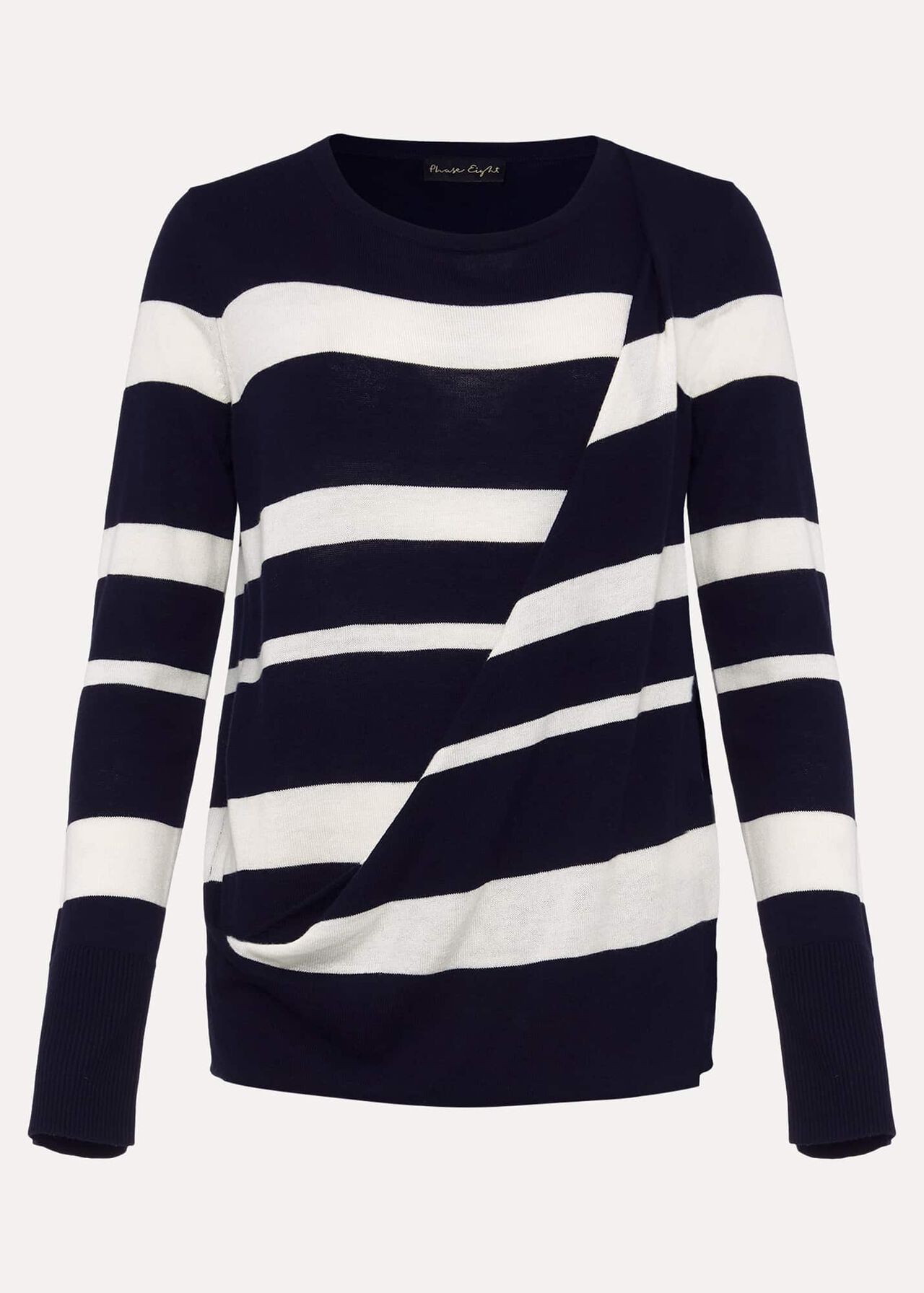 Mary Stripe Fine Knit Jumper