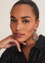 Sparkle Teardrop Earring