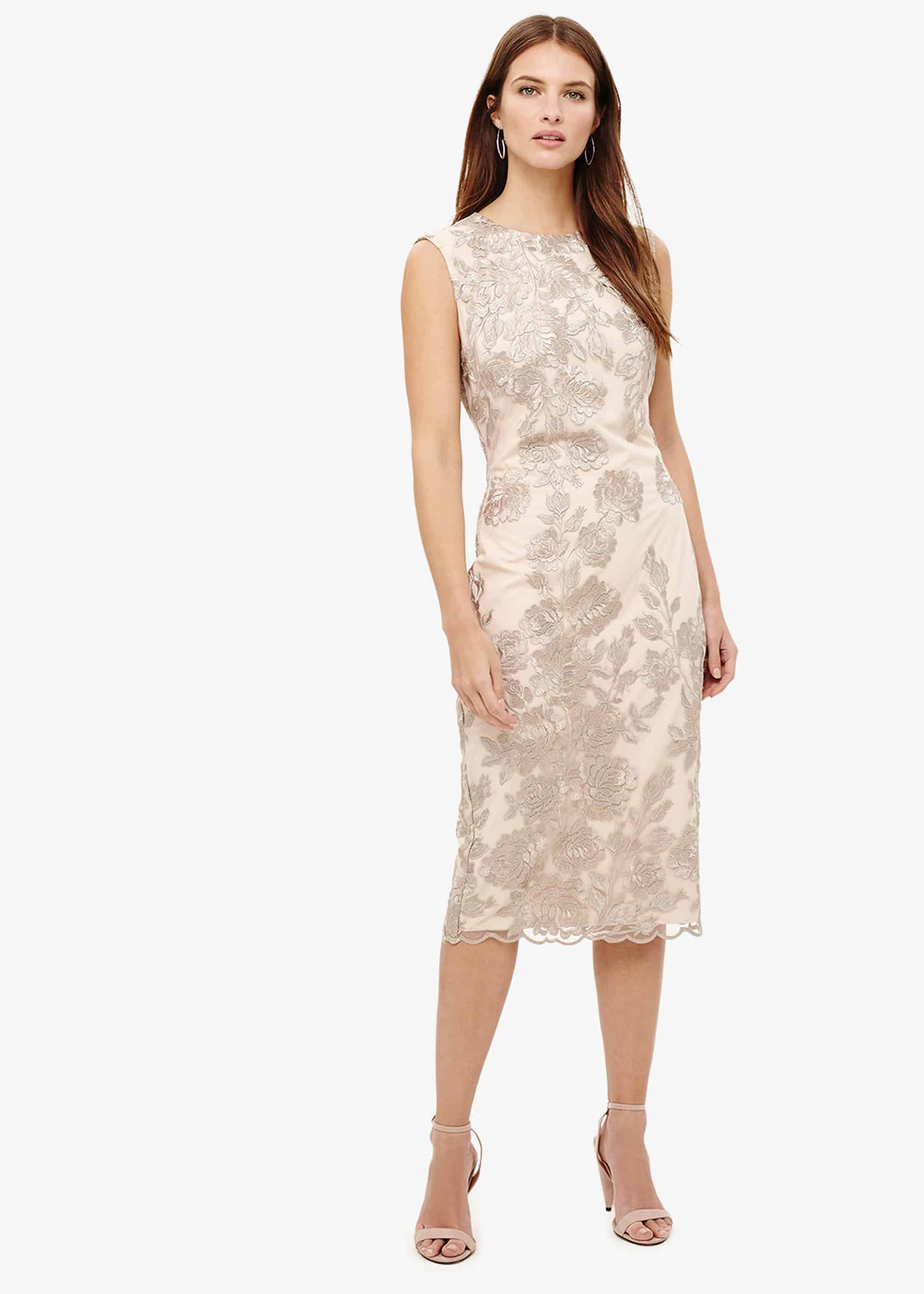 phase eight rhea dress latte