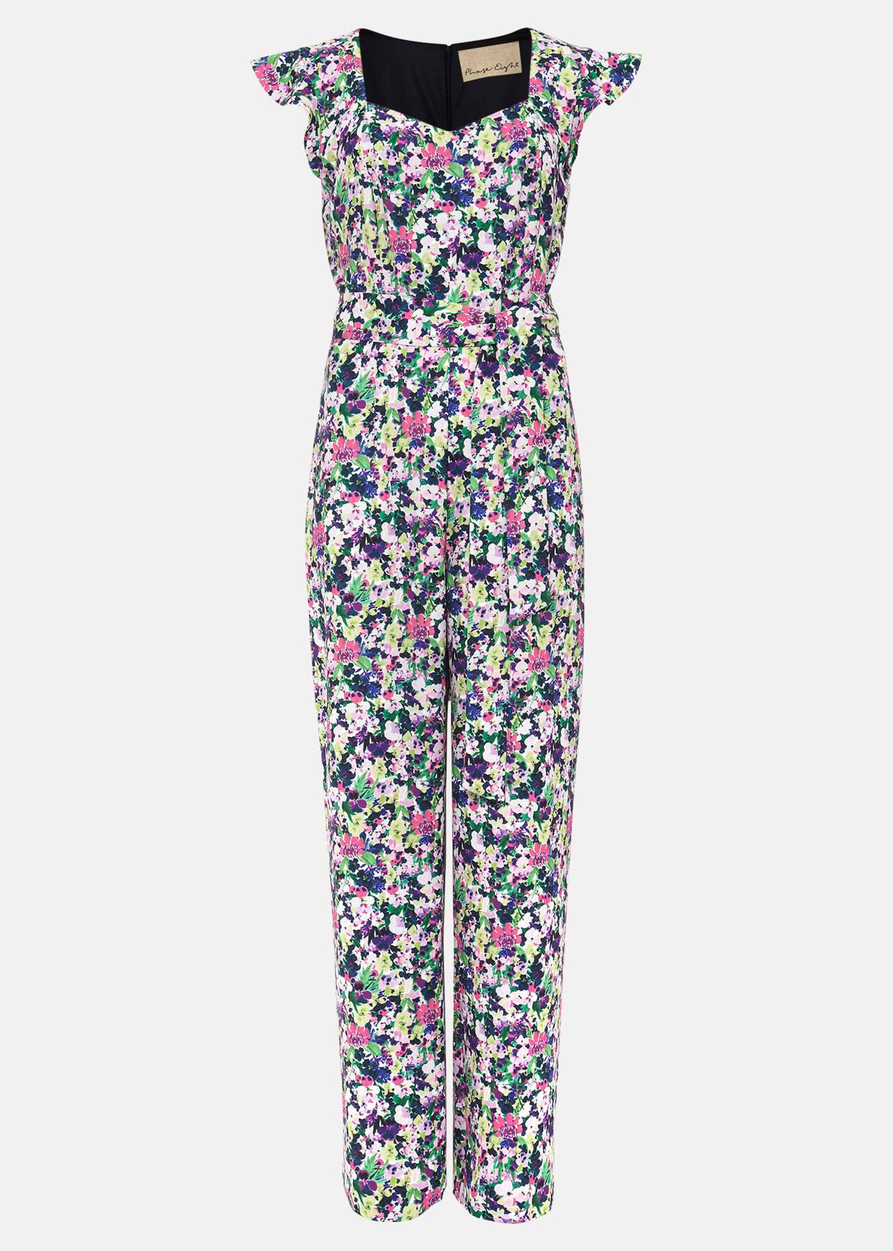 Arya Floral Frill Jumpsuit