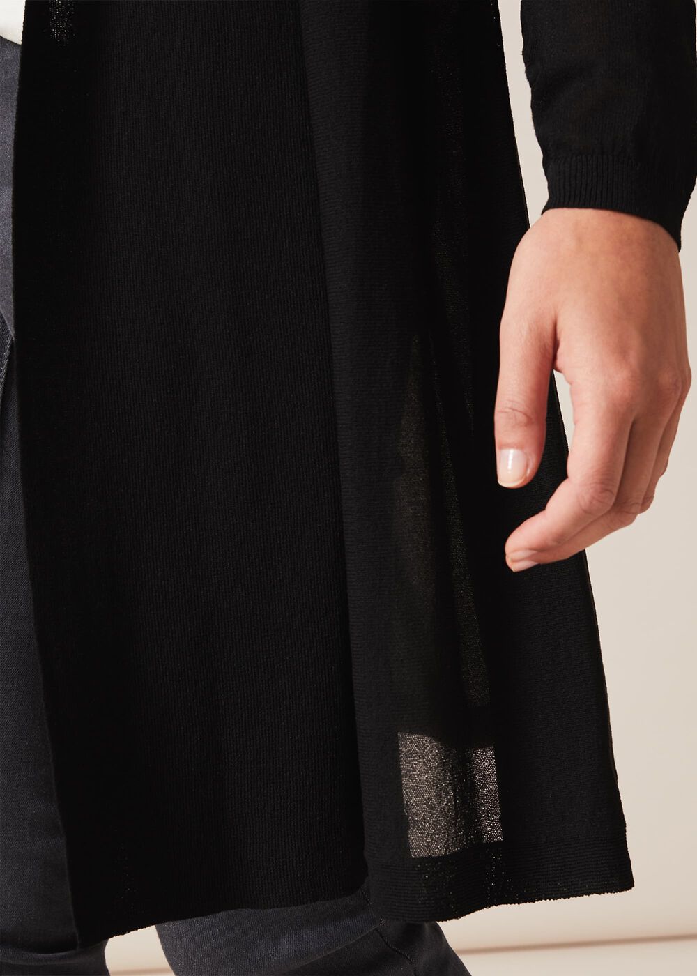 Lili Sheer Longline Cardigan
