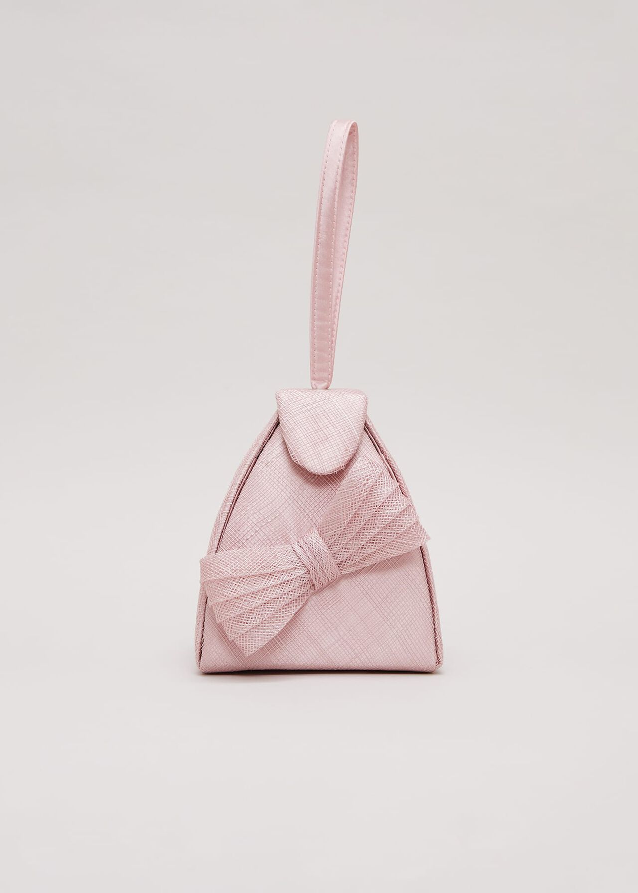 Bow Front Top Handle Bag