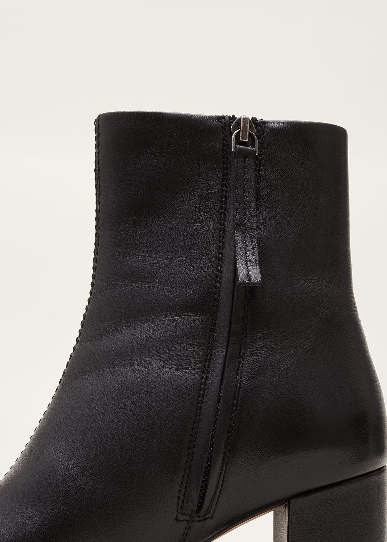 Stitched Leather Boot
