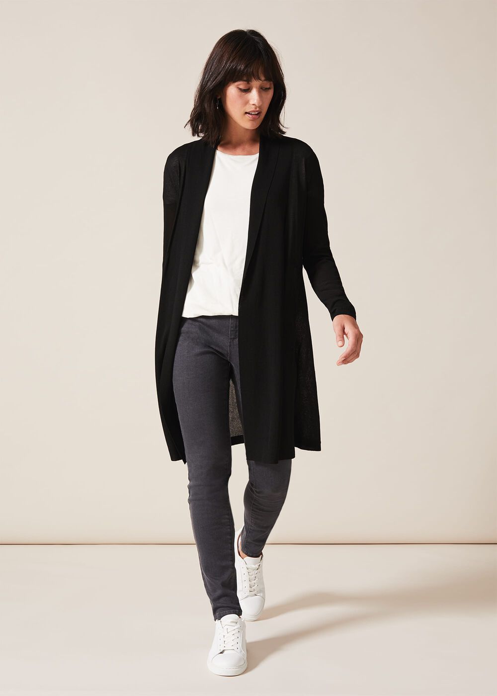 Lili Sheer Longline Cardigan