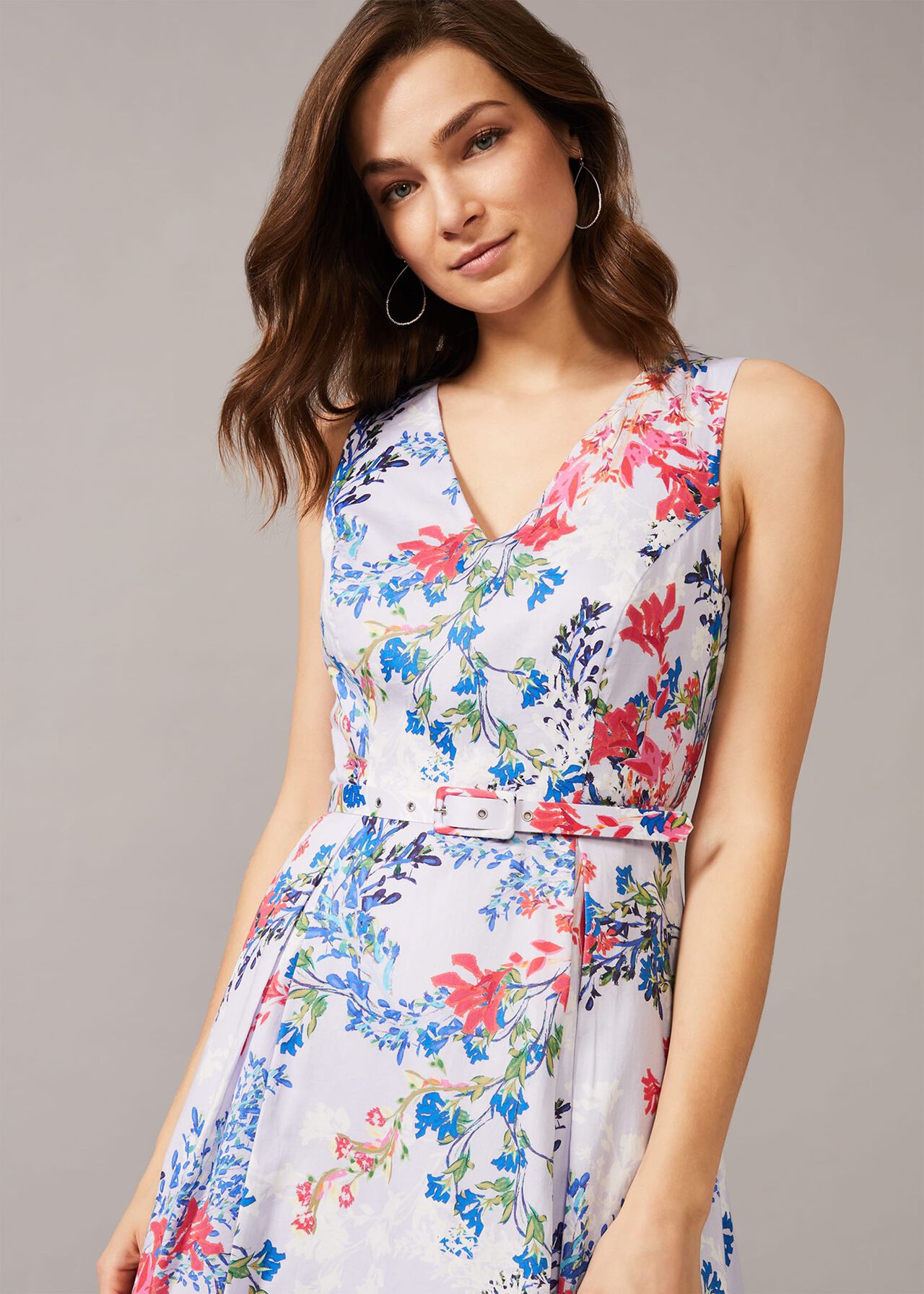 Robbie Floral Fit And Flare Dress