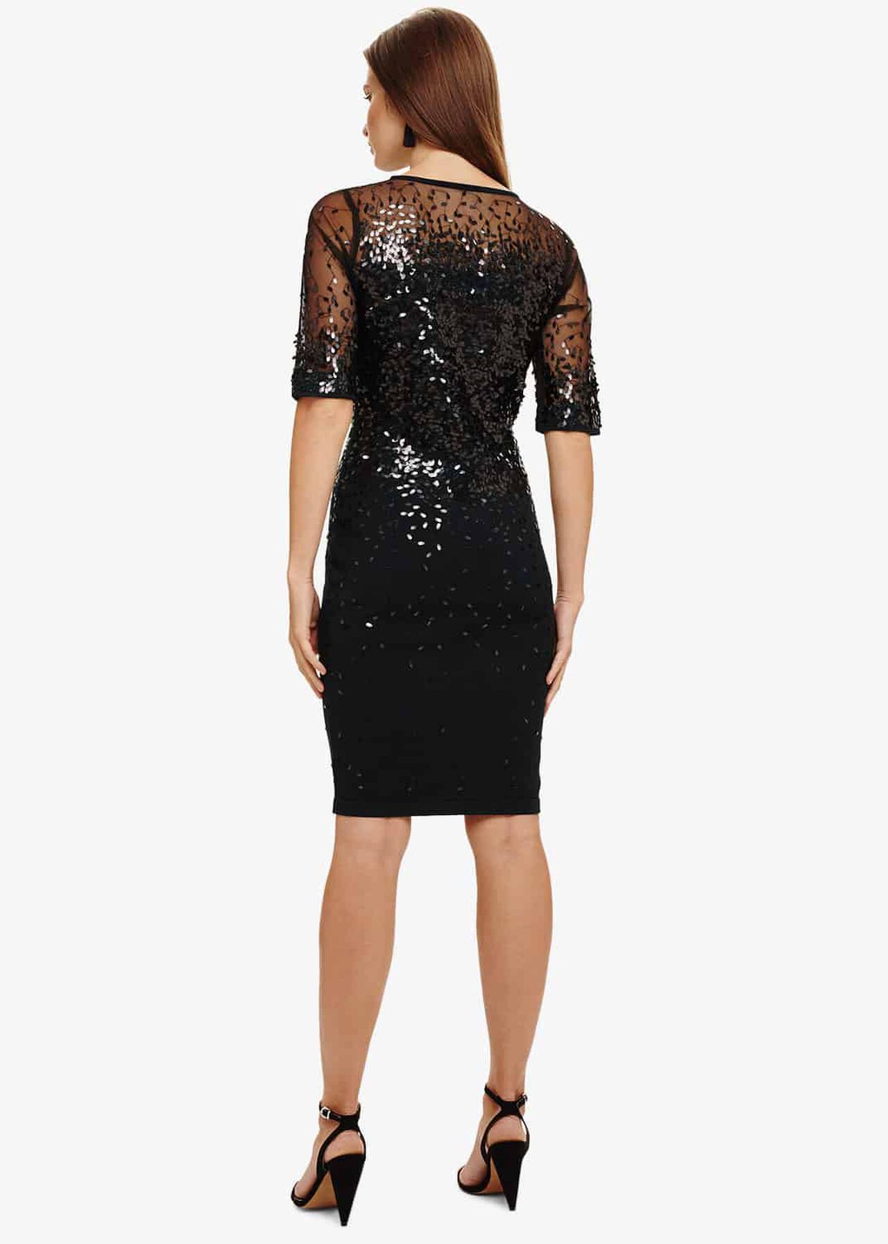 Orlena Ombre Sequin Knitted Dress