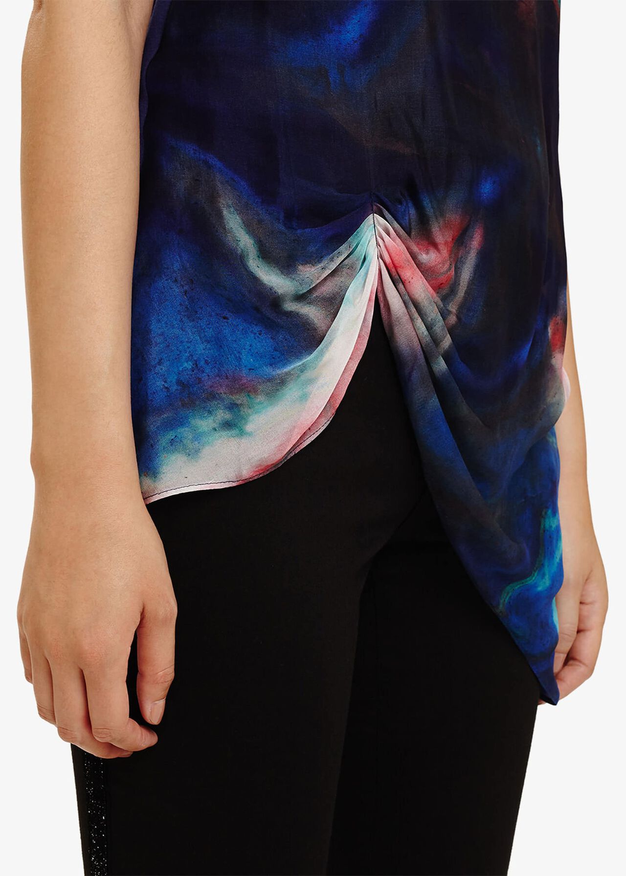 Aurora Print Tunic Top