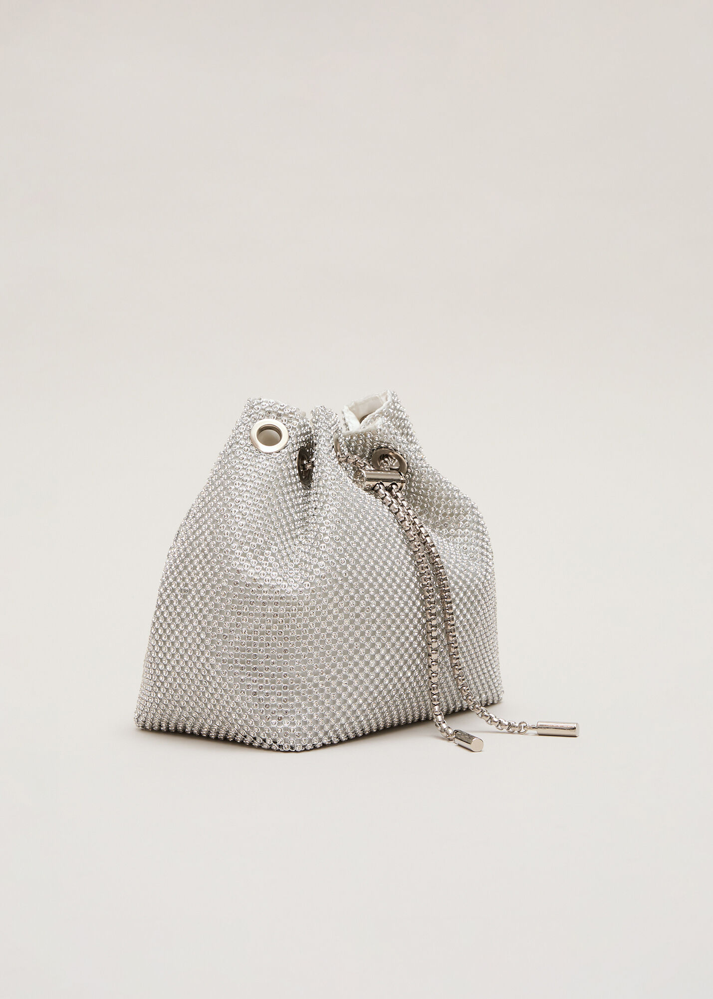 ショルダーバッグ・ポシェット SILVER SPARKLE DISCS LARGE BAG Shimmering Disc Sequin Bag - Gold | Parallel