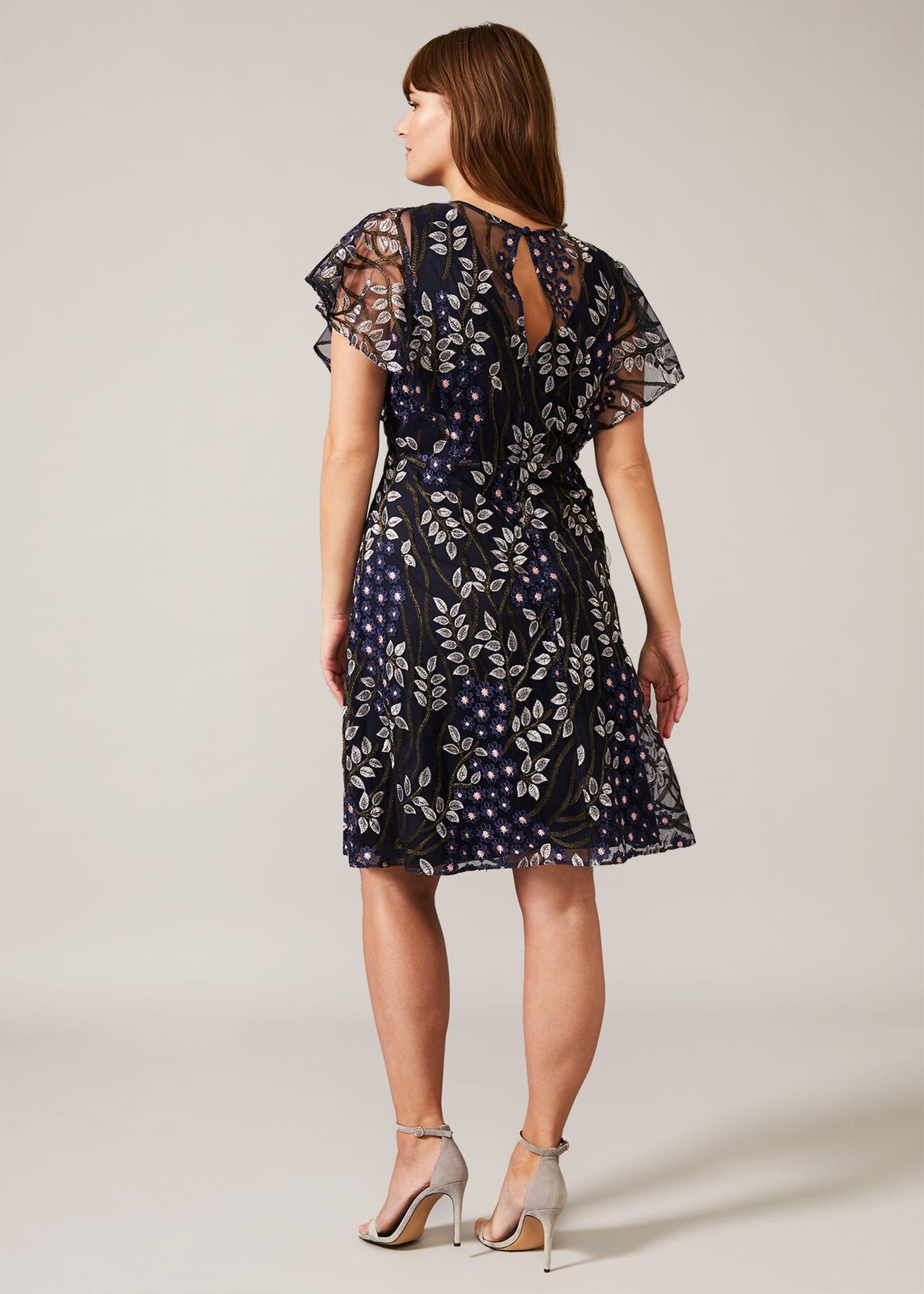 Ida Floral Embroidered Dress