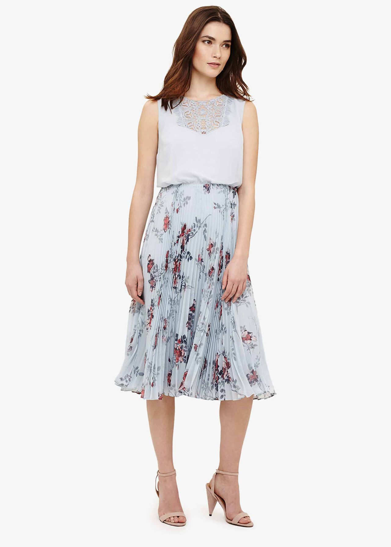 Patricia Pleated Floral Dress