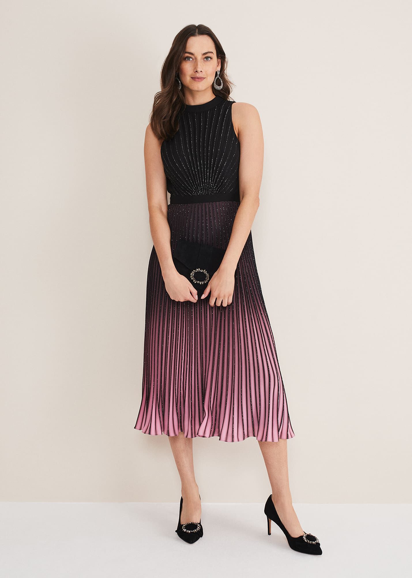 Estella Ombre Midi Skirt