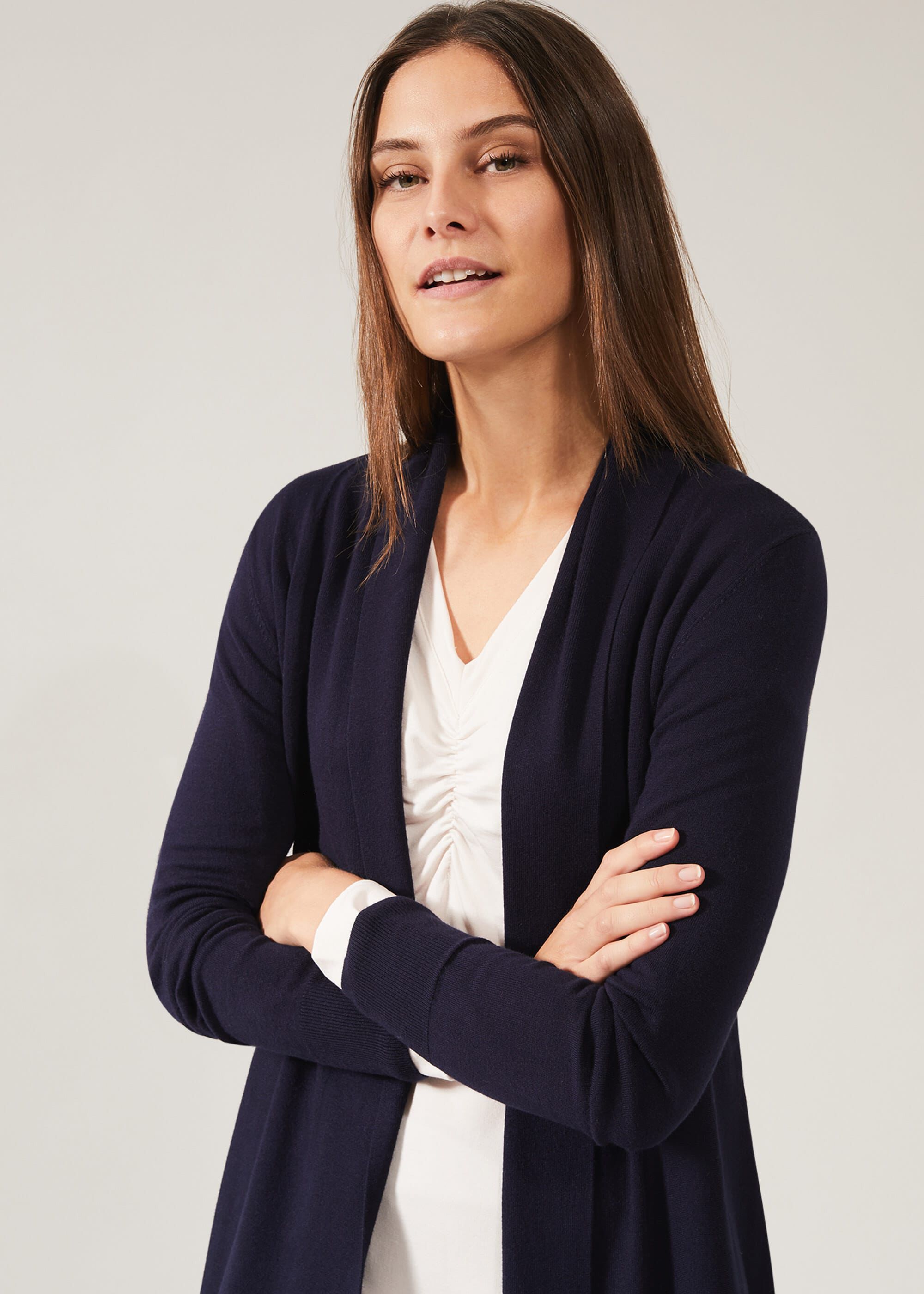 Phase eight lili longline cardigan navy hotsell
