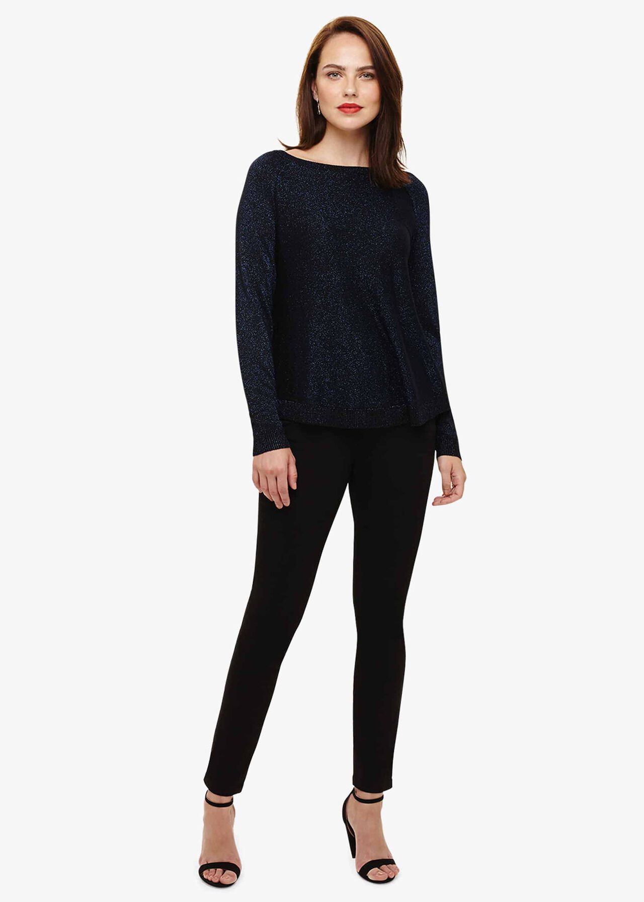 Terza Sparkle Swing Knitted Jumper
