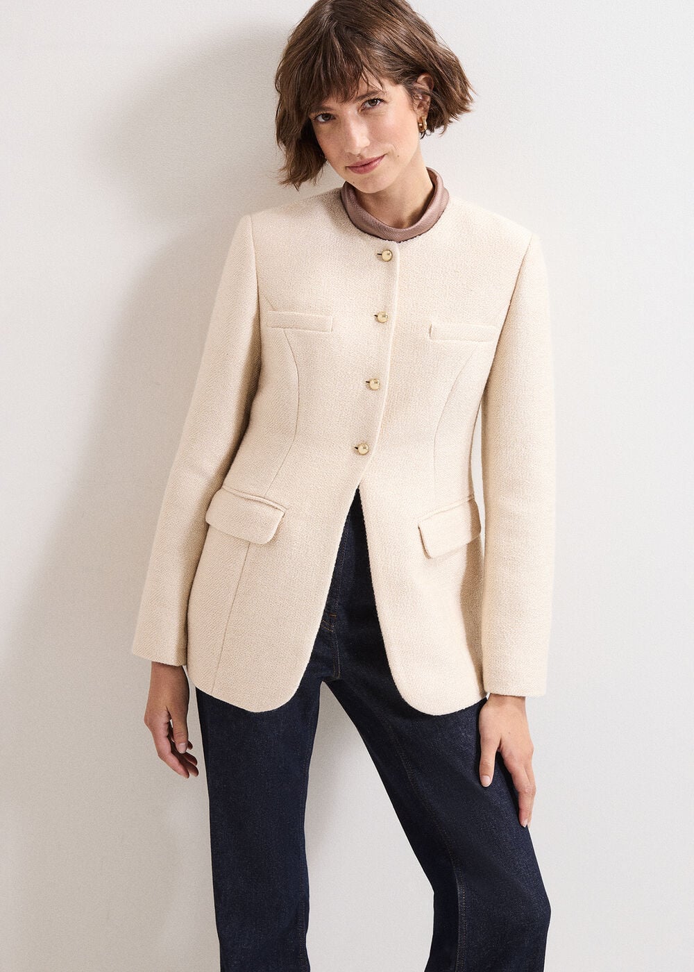 Graziella Boucle Longline Jacket