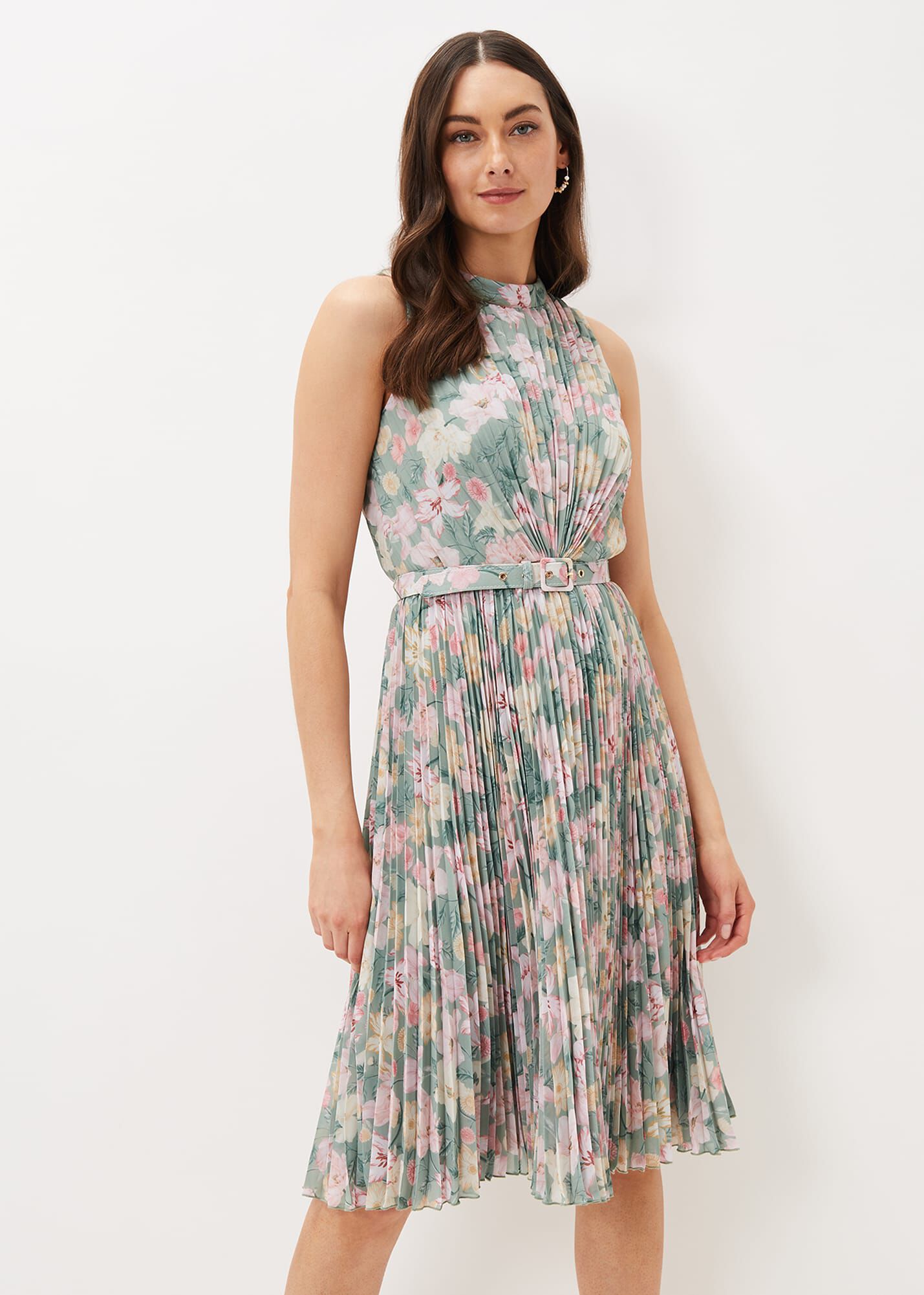 Phase eight pleated dress hotsell