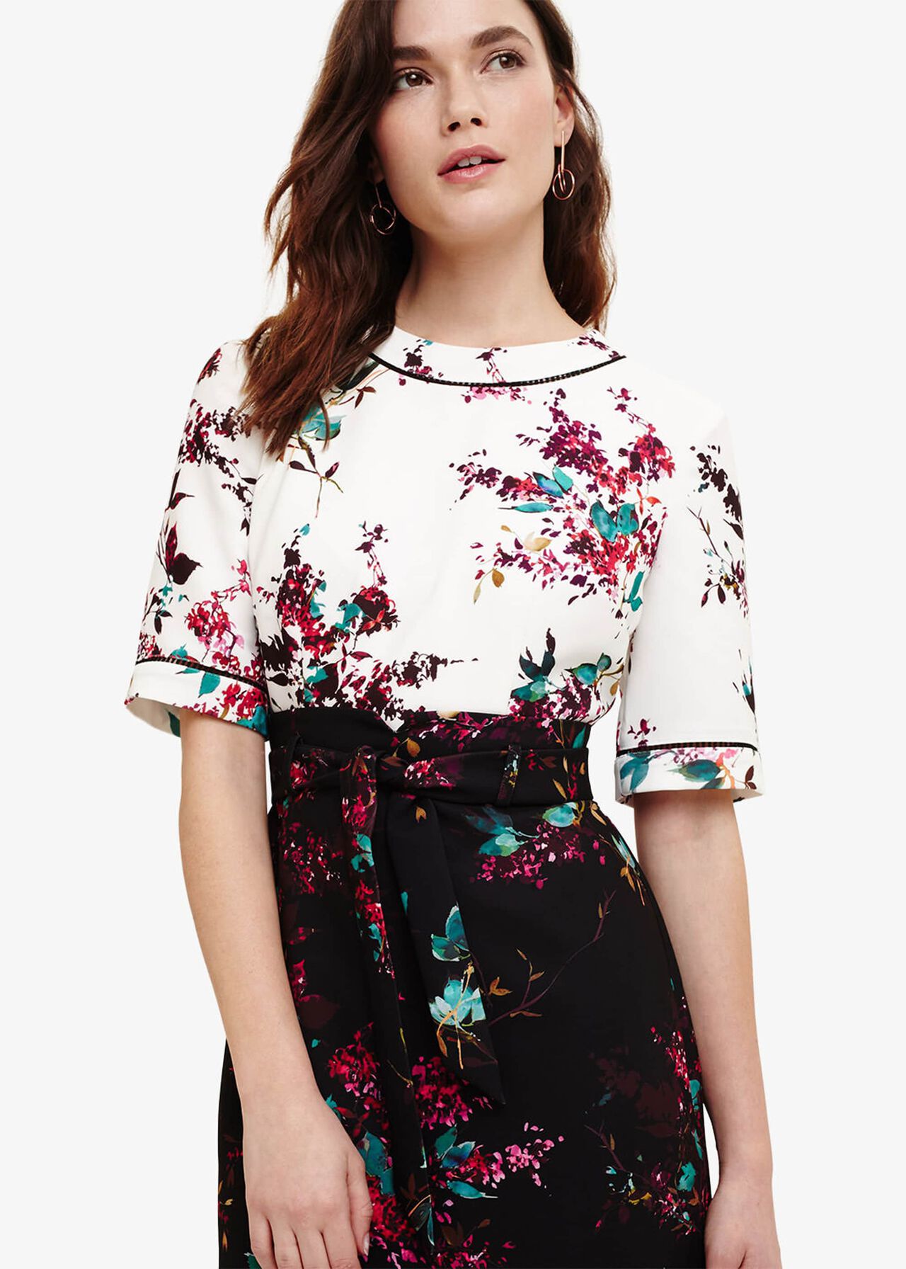 Ariana Floral Print Dress