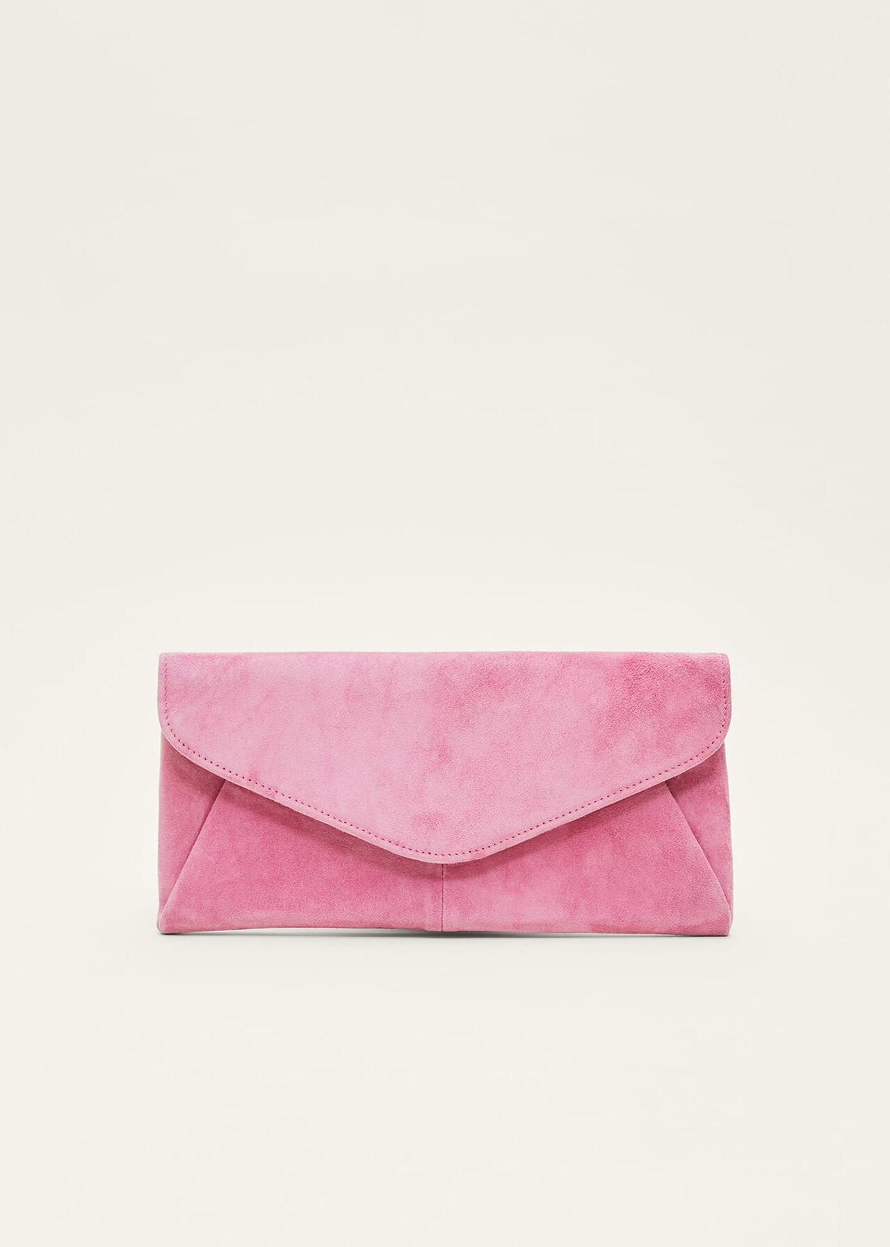 Wendie Suede Envelope Clutch Bag